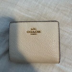 Coach Off-White Leather Wallet